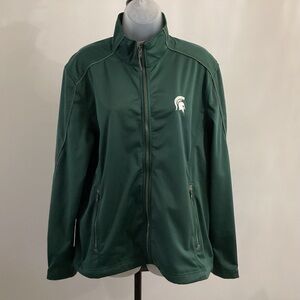 Michigan State Jacket Women's  Windbreaker Jacket Size Small Petite